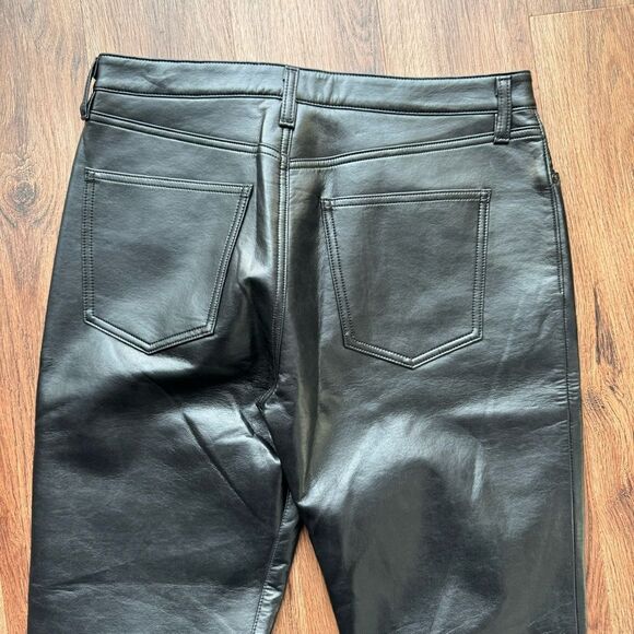 Agolde Recycled Leather 90’s Pinch Waist NWT 30 - Picture 10 of 17